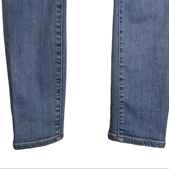 Joie Jeans Mid-Rise Skinny Leg Medium Blue Wash Stretch Jeans 25 - Picture 9 of 16